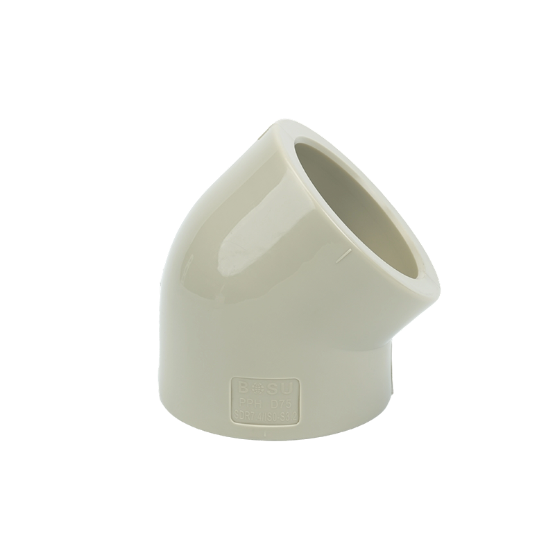 β--PPH Cot de 45 de grade Fiting priză termofuziune 1,6 MPa
